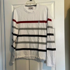 Original Penguin men’s long sleeve striped t-shirt size large